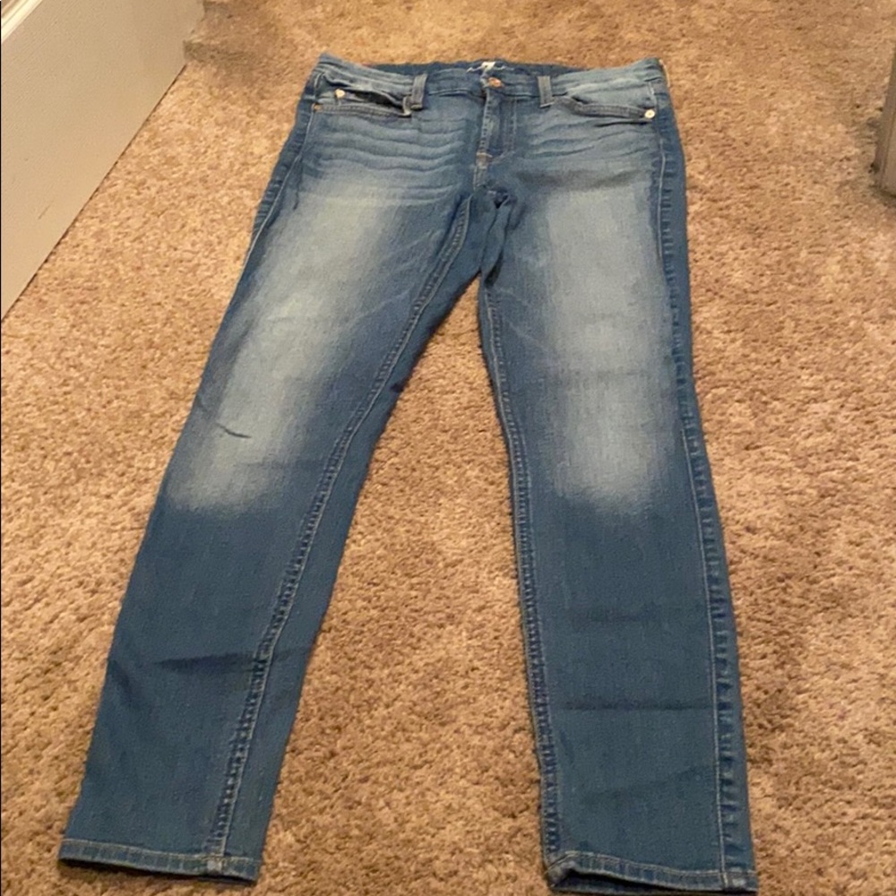 7 for all mankind skinny jeans size 29